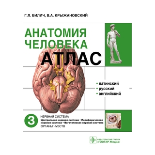 Анатомия человека: атлас. В 3-х томах. Том 3. Нервная система Билич Г.Л. Крыжановский В.А. 2013 г. (Гэотар) Анатомия человека: атлас. В 3-х томах. Том 3. Нервная система Билич Г.Л. Крыжановский В.А. 2013 г. (Гэотар)