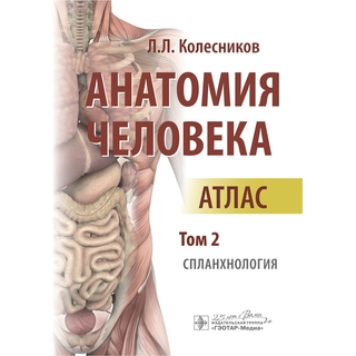 Анатомия человека : атлас : в 3 т. Т. 2. Спланхнология (Малоформатный атлас) Л. Л. Колесников 2023 г. (Гэотар) Анатомия человека : атлас : в 3 т. Т. 2. Спланхнология (Малоформатный атлас) Л. Л. Колесников 2023 г. (Гэотар)