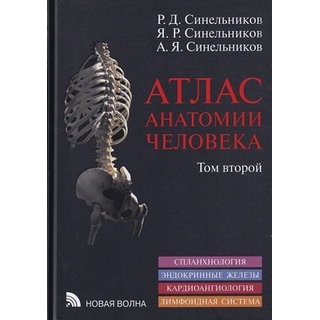 Атлас анатомии человека в 3-х т. Том 2 (изд 8) Синельников 2023 г. (Новая волна) Атлас анатомии человека в 3-х т. Том 2 (изд 8) Синельников 2023 г. (Новая волна)
