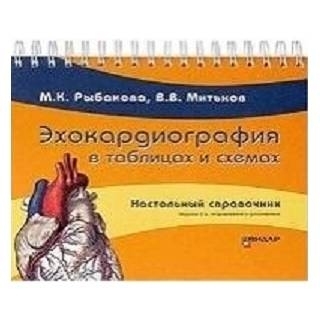 Эхокардиография в таблицах и схемах. Настольный справочник. Издание 4-е М.К. Рыбакова В.В. Митьков. 2024 г. (Видар) Эхокардиография в таблицах и схемах. Настольный справочник. Издание 4-е М.К. Рыбакова В.В. Митьков. 2024 г. (Видар)