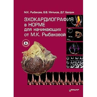 Эхокардиография в норме для начинающих от Рыбаковой М.К. Рыбакова, В.В. Митьков, Д.Г. Балдин 2024 г. (Видар) Эхокардиография в норме для начинающих от Рыбаковой М.К. Рыбакова, В.В. Митьков, Д.Г. Балдин 2024 г. (Видар)